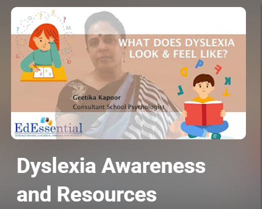 Dyslexia Awareness and Resources playlist